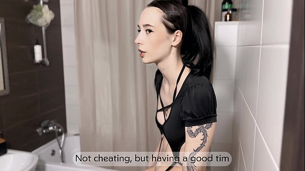 I Catch Step-Sis Masturbating in the Bathroom and Convince Her to Give Me a Blowjob