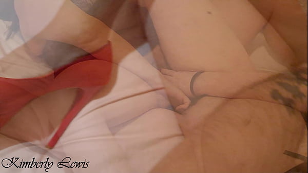 Kimberly Lewis having fun with her friend, then fucking, squirting and foot fetish jizz on her high heel