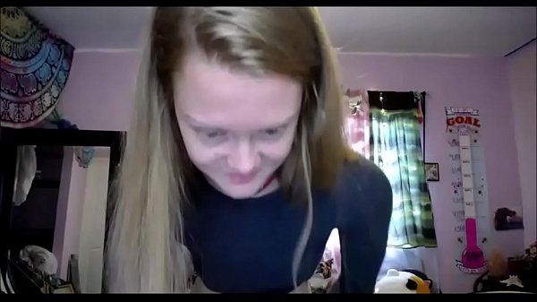 English babe with red pussy