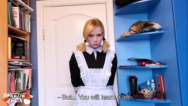 Deepthroat with Anal Plug for Bad Girl after Classes