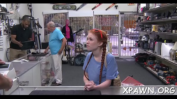 Cutie is having sex in shop