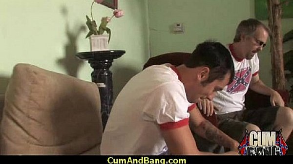 Ebony chick hard fuck in interracial group 27