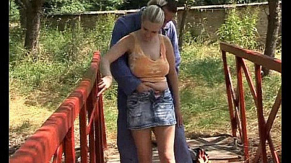 Young and busty Joanna fucking outdoors