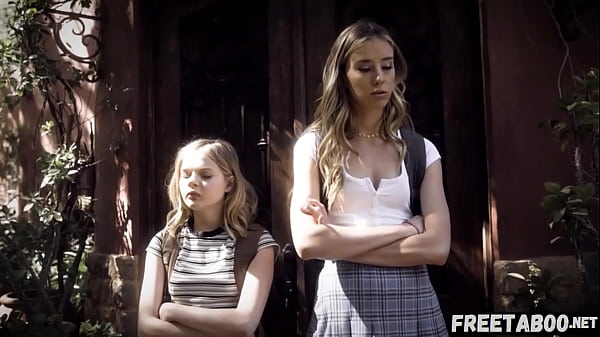 Lesbian Teens Try Counselor's Cock - Haley Reed & Coco Lovelock