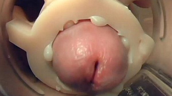 Straight fucks a fake vagina