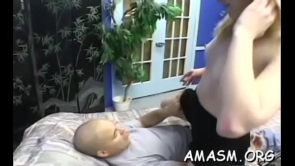 Delicious cutie enjoying oral  