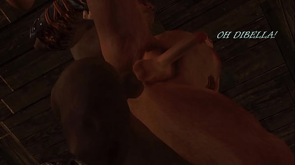 Nord gets fucked by huge Dunmer cock  