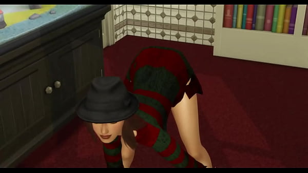 Horror Villian Freddy the female version banged