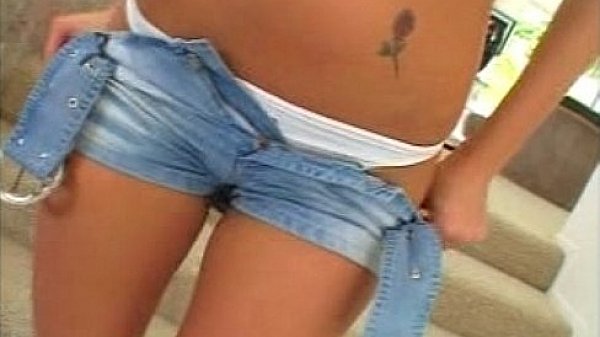 Interracial Threesome thin blonde