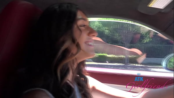 POV date with Aubry Babcock going on a ride together and getting her pussy played with GFE 