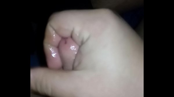 Masturbating with vibrator in ass