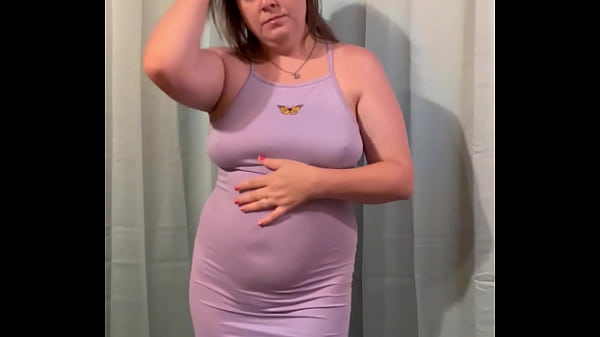 Laina Marie does a  seductive strip tease gets so wet for you and tastes her pussy  