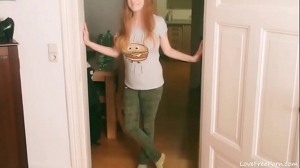 German redhead is an amazing cock sucker