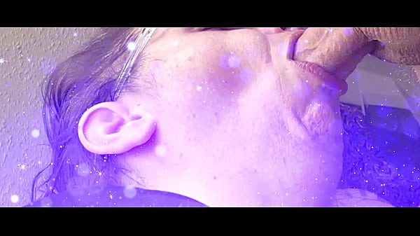 Sensual sexy deep throat on 8'' uncut cock  