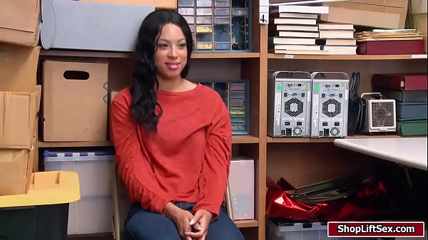 LP recovers the stolen items and then fucks the shoplifter