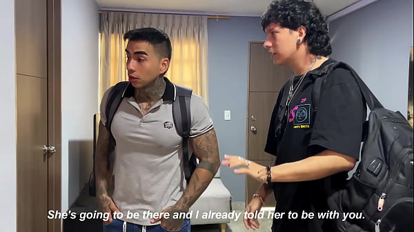 Tattooed man betrays his best friend by fucking his busty wife - Christian Chaux