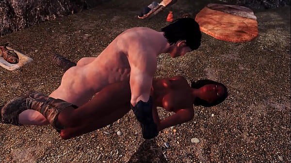 Dragonborn Fucks Adventurer At Her Campsite  