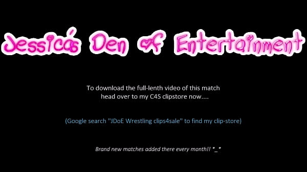 Bra & Panties Match (Wrestling) - Loser gets Diapered!  