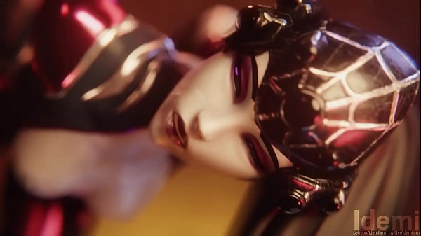 Widowmaker toma una corrida de semen en el ano