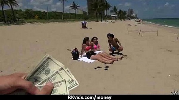 Tight teen fucks a man in front of the camera for cash 27