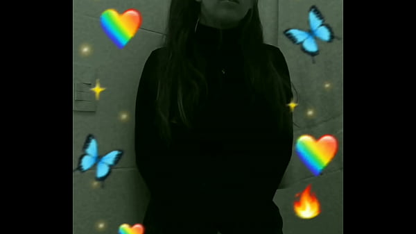 naughty student touching herself