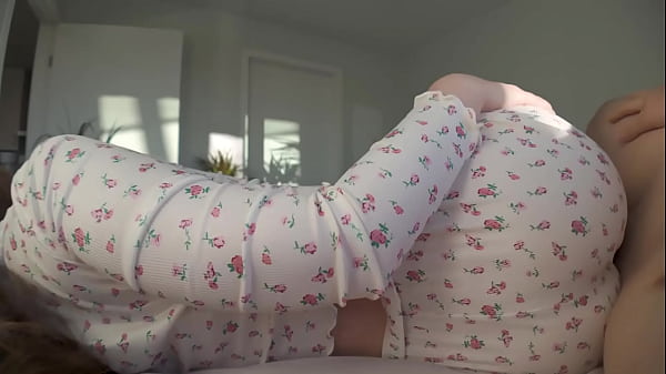 Morning Fucking with Slutty Big Tits Roommate Girl ended with a Creampie