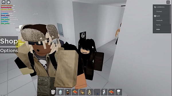 2 ROBLOX players, 1 public restroom  