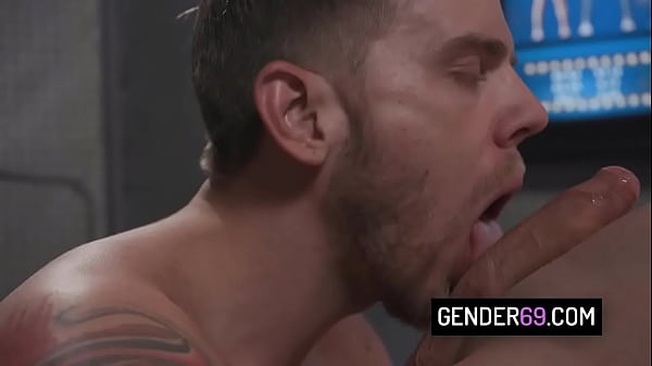 Hot trans girl gets her ass pounded by a big cock  