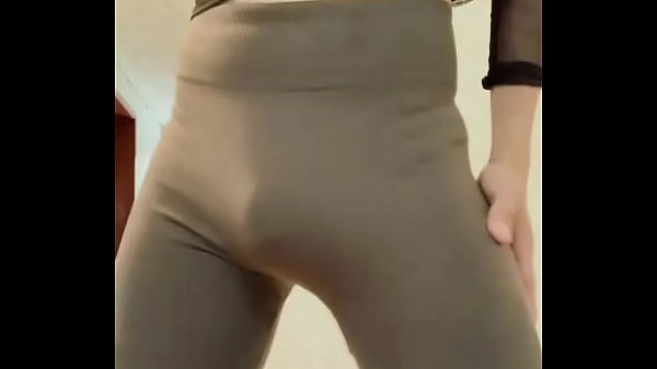 Travesti, crossdresser, leggings 