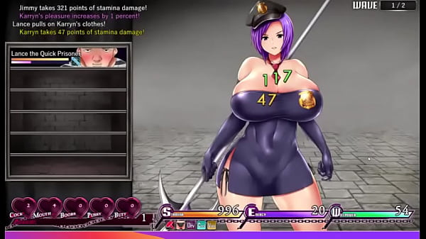 Karryn's Prison Playthrough 1 - Level 1 completion for endurance build