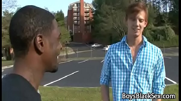 Blacks On Boys - Gay Hardcore Nasty Interracial Fuck Movie 15