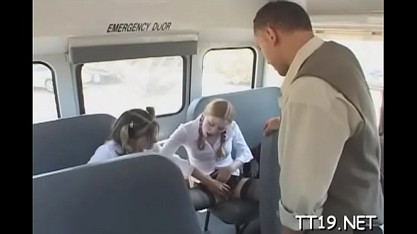 Cheerful honey Brett gets treated good