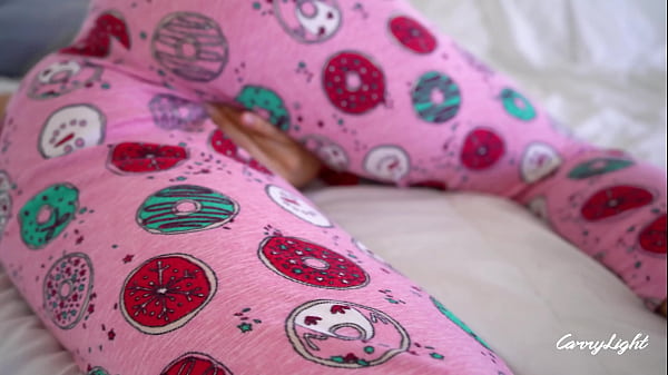 Sleepy StepMom Waking up when Step Son sterted finger her  MILF cums quick