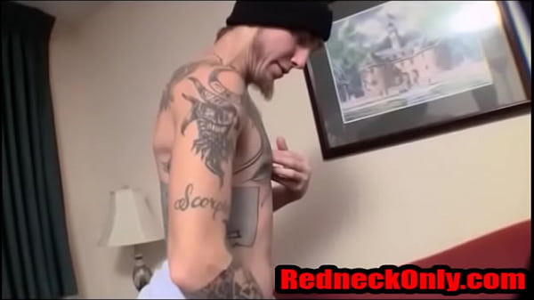 2 rugged white trash thugs jackoff 