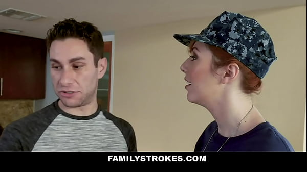 Big Tits Red head Lauren Phillips Seduces Stepson