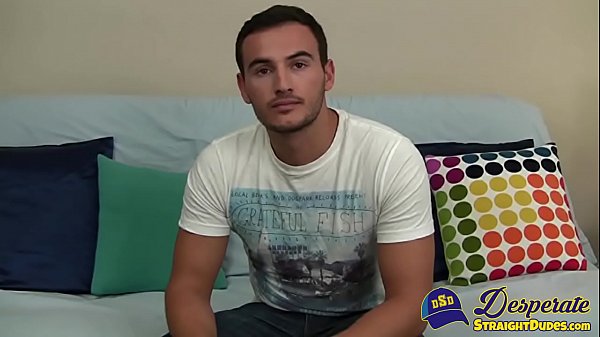 Cute latino wanks his oiled up dick 