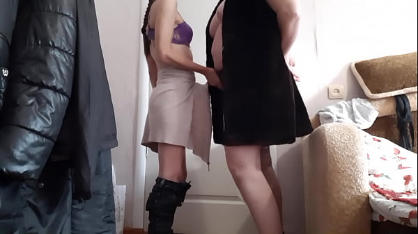 We jerk off each other's pussies and moan sweetly  