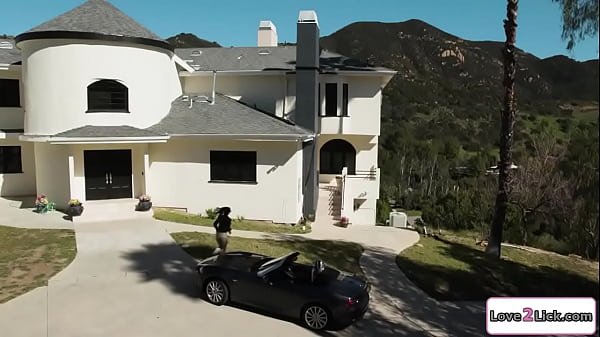 Euro teen is caught masturbating in public and officer makes her suck her foot.The petite 19yo brunette licks her cunt and facesits her.Then they trib