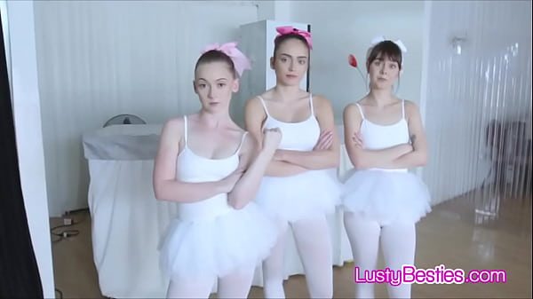 Ballerina's riding instructors big fat cock one by one in fourway