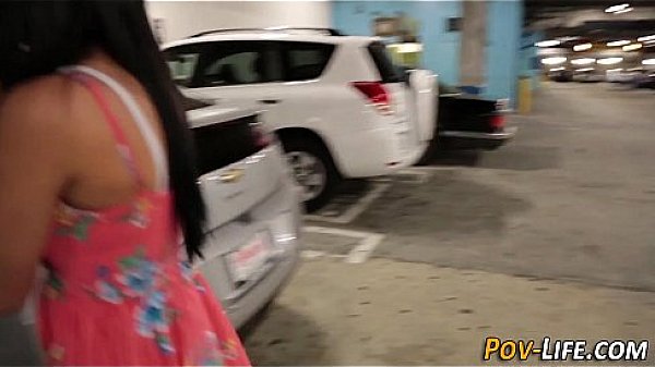 Pov slutty teen with great ass gets cumshot 