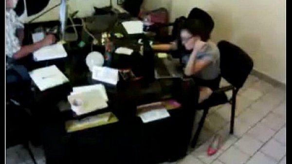 playing with self by cowoker