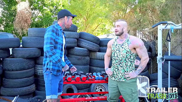 TRAILERTRASHBOYS Inked Jock Raw Breeds With Muscular Hunk 