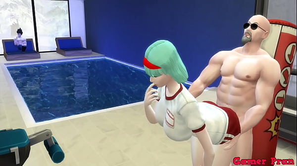 Bulma Beautiful Wife Sexually Trained by Master Roshi Cuckold Husband Dragon Ball Hentai NTR  