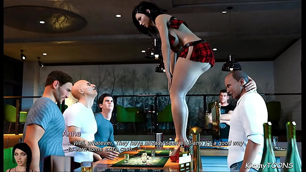 Slutty Milf dances seductively to entertain her clients