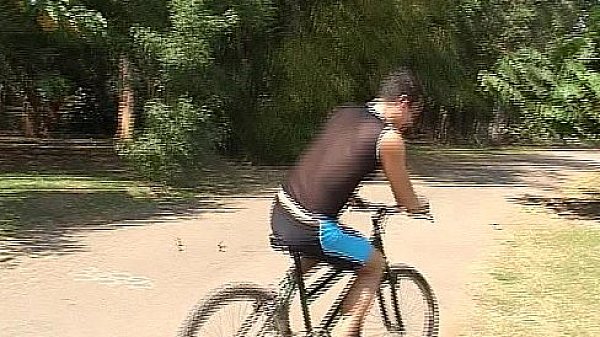 Gay lovers eating cock and riding