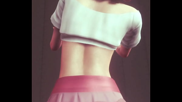 FUTANARI hard fuck FEMBOY FRIEND horny in ASSHOLE - Cum on Body and Skirt - 3D Hentai