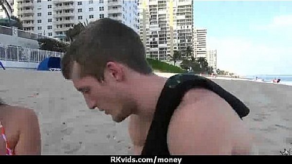 Hot sexy amateur babe needs a lift and takes cash 27