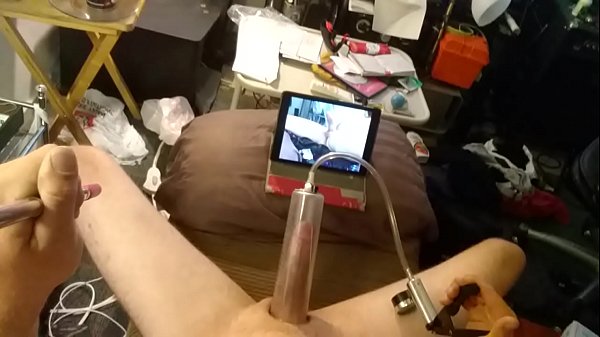 Stroking my hot cock  