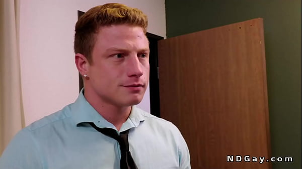 Jayden Marcos and Logan Aarons have had a long day at work and when they discover they are the last ones at the office they start anal fucking 