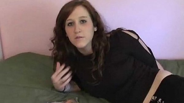 Dagfs - Innocent September Gets So Turned On By Her 's Porn Stash She Rubs One Out On Camera